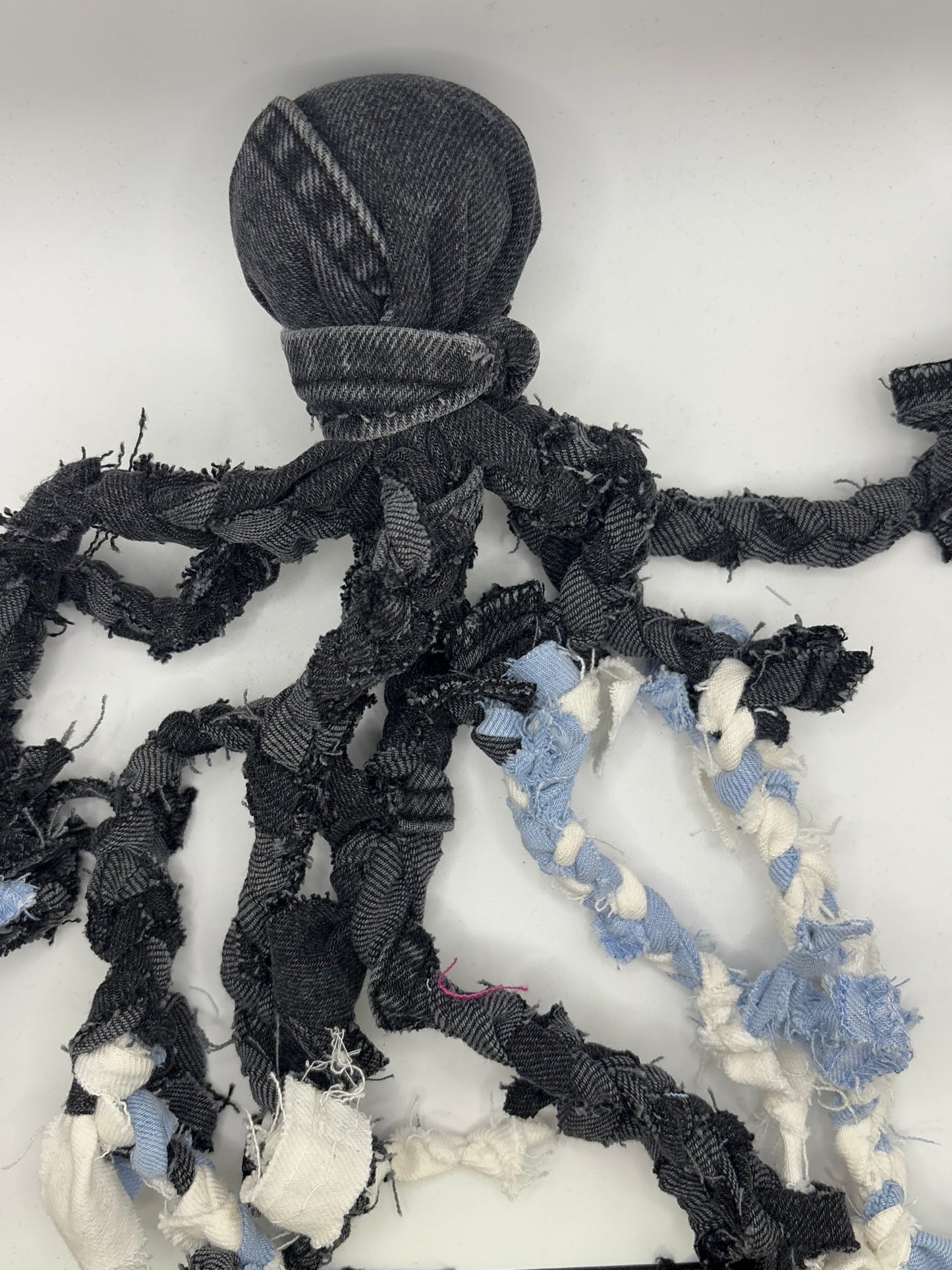 Braided Denim Octopus