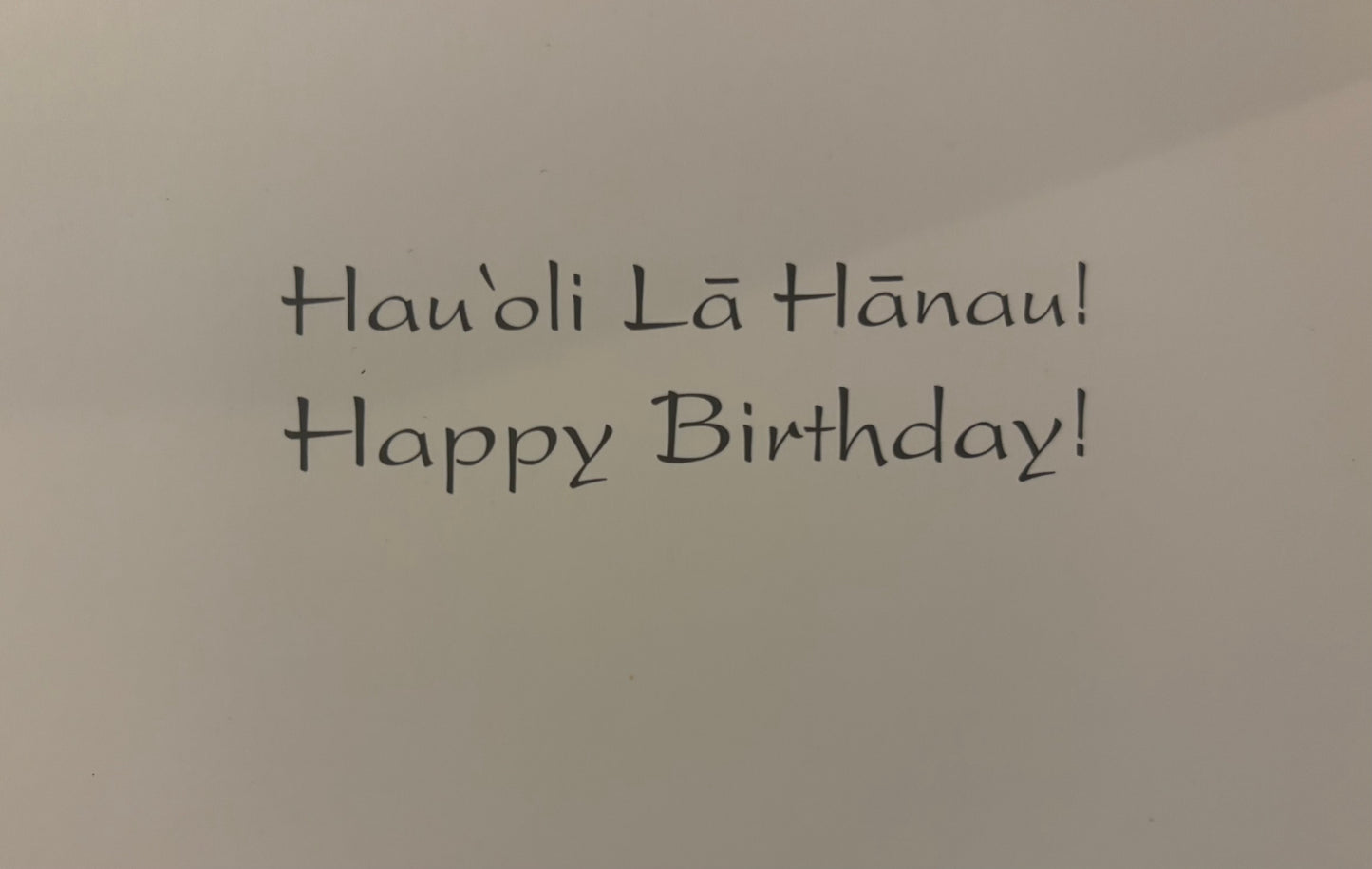 Birthday Card